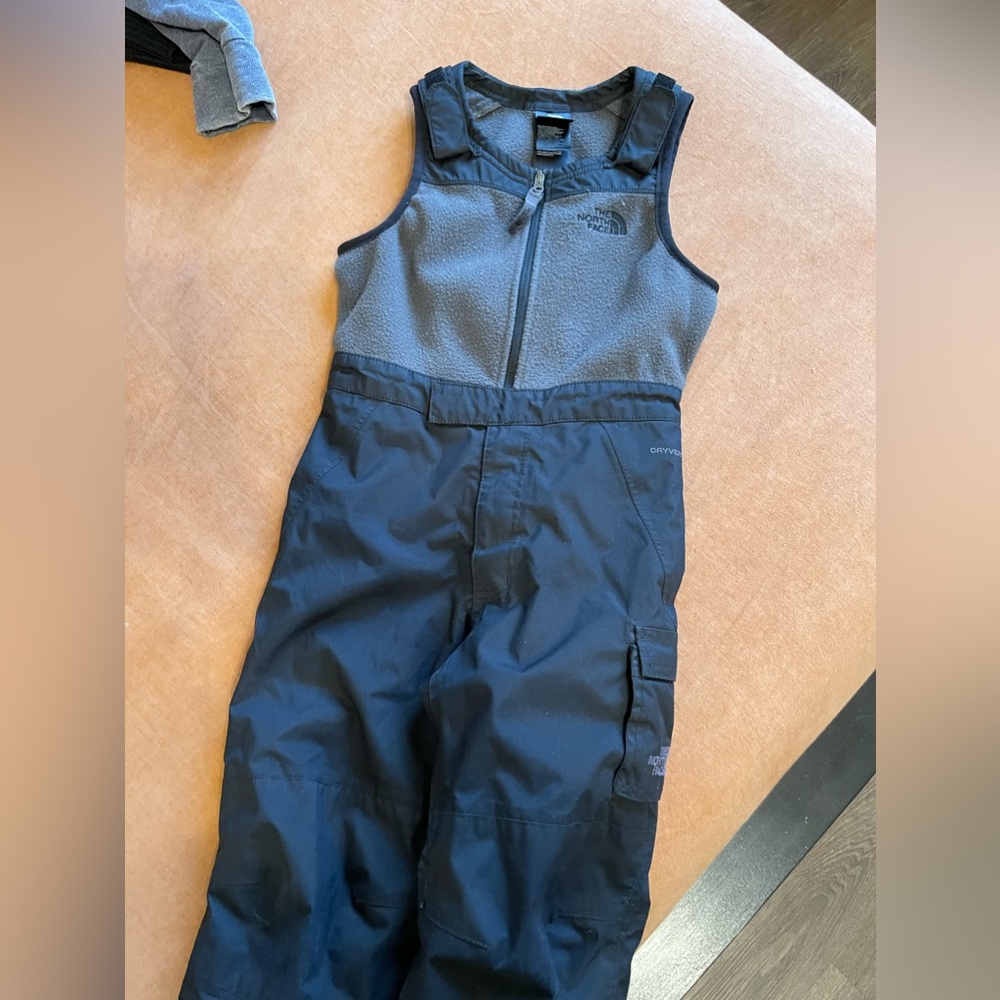 North Face kids bib